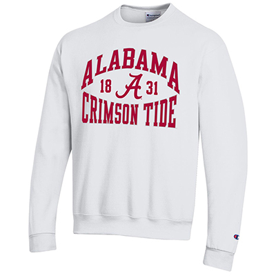 ALABAMA CRIMSON TIDE SCRIPT A 1831 ECO POWERBLEND CREW SWEATSHIRT