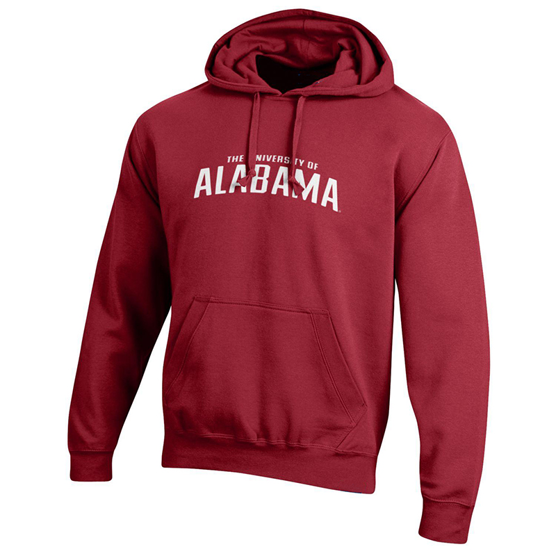 University Of Alabama 3D Embroidery Big Cotton Hoodie