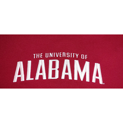 UNIVERSITY OF ALABAMA 3D EMBROIDERY BIG COTTON HOODIE