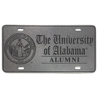Alabama  Alumni Rectangle License Plate With Seal