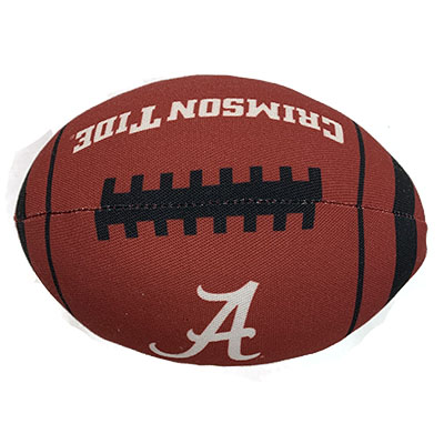 University Of Alabama Crimson Tide Football Toss Squeaky Dog Toy