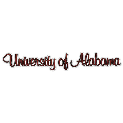    University Of Alabama Script Decal