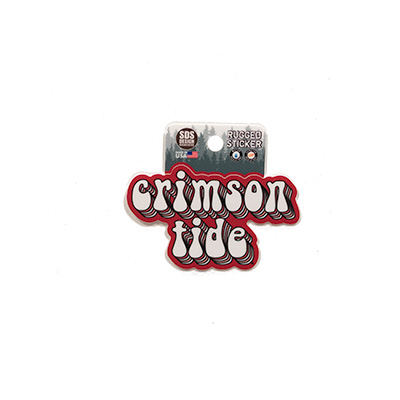   Crimson Tide Script Rugged Sticker