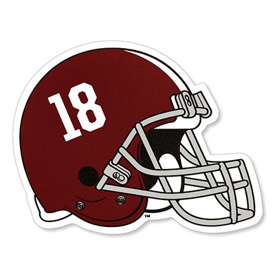 Alabama 18 Football Helmet