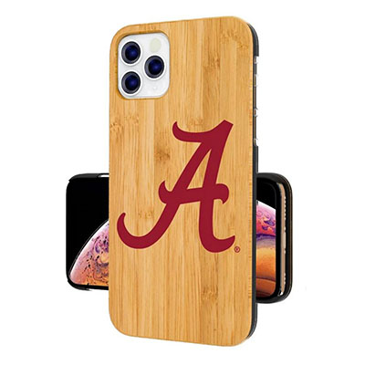 Alabama Crimson Tide Insignia Iphone Bamboo Case