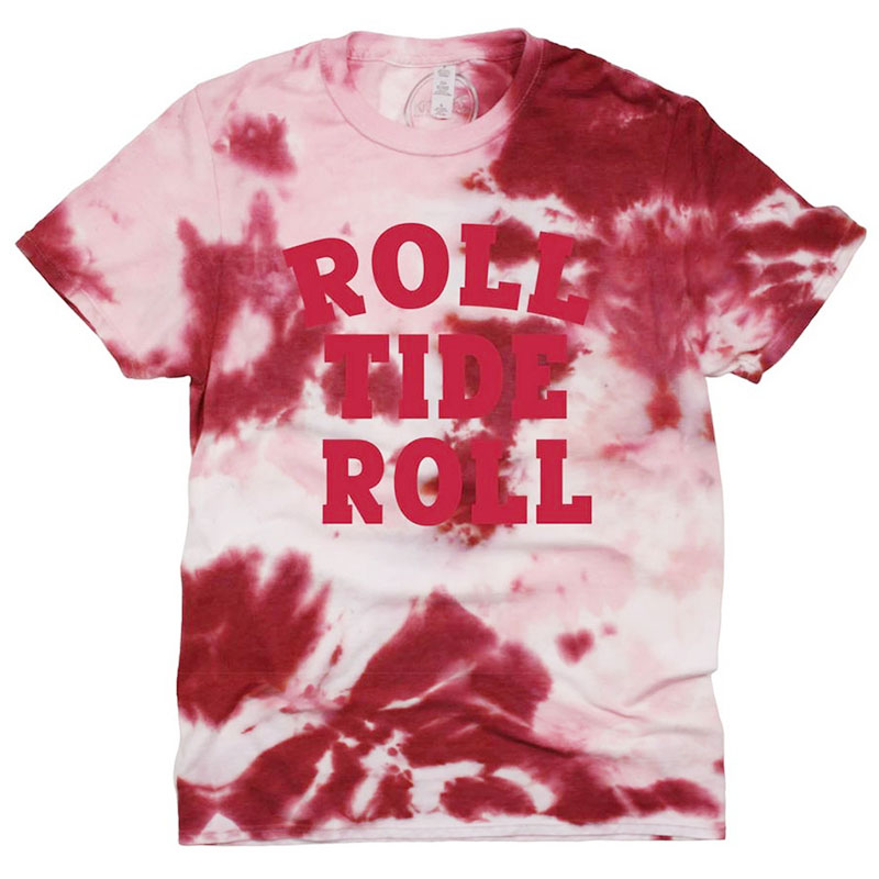 Alabama Roll Tide Roll Dream On Tye Dye T-Shirt (SKU 13578589102)