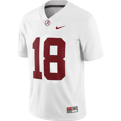 Alabama Football Away Game Jersey #18