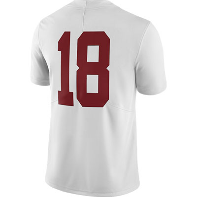  ALABAMA FOOTBALL LIMITED AWAY GAME JERSEY #18