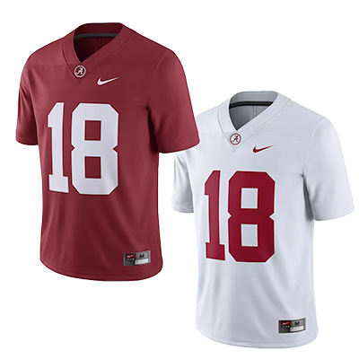 Alabama Youth Football Jersey #18