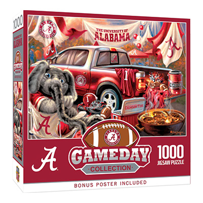 Alabama College Gameday Collection Puzzle With Truck