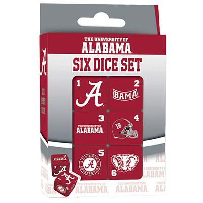 Alabama Six Dice Set
