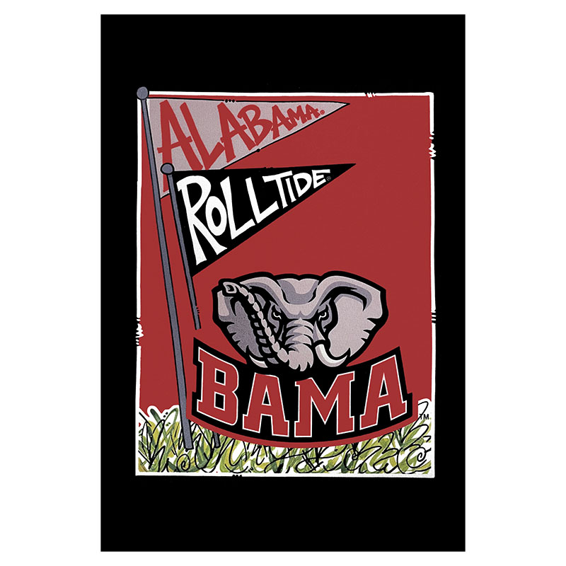 Alabama Mascot Garden Flag - Double Sided