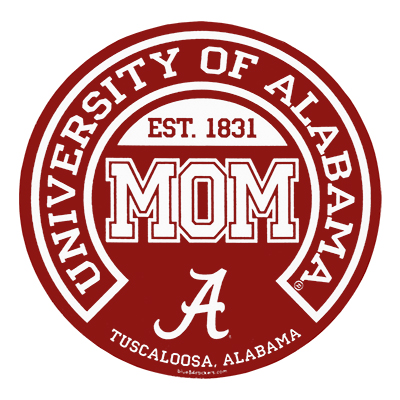 Univeristy Of Alabama Mom Begetter State Sticker