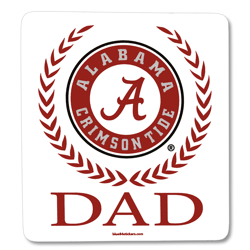 University Of Alabama Dad Seal Sticker