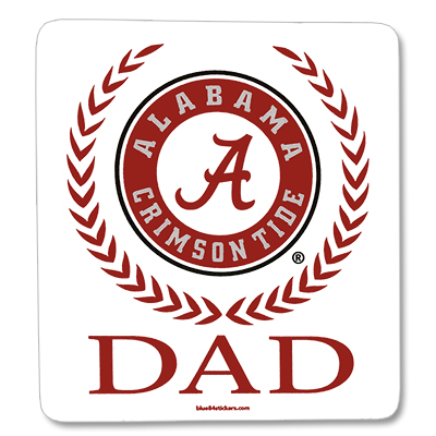 University Of Alabama Dad Seal Sticker