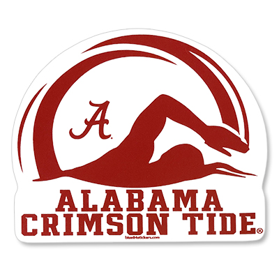 Alabama Educate Swimming Sticker