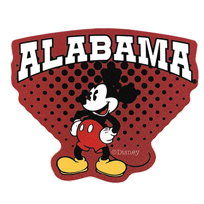 Alabama Dis Spot Dot Mickey Sticker