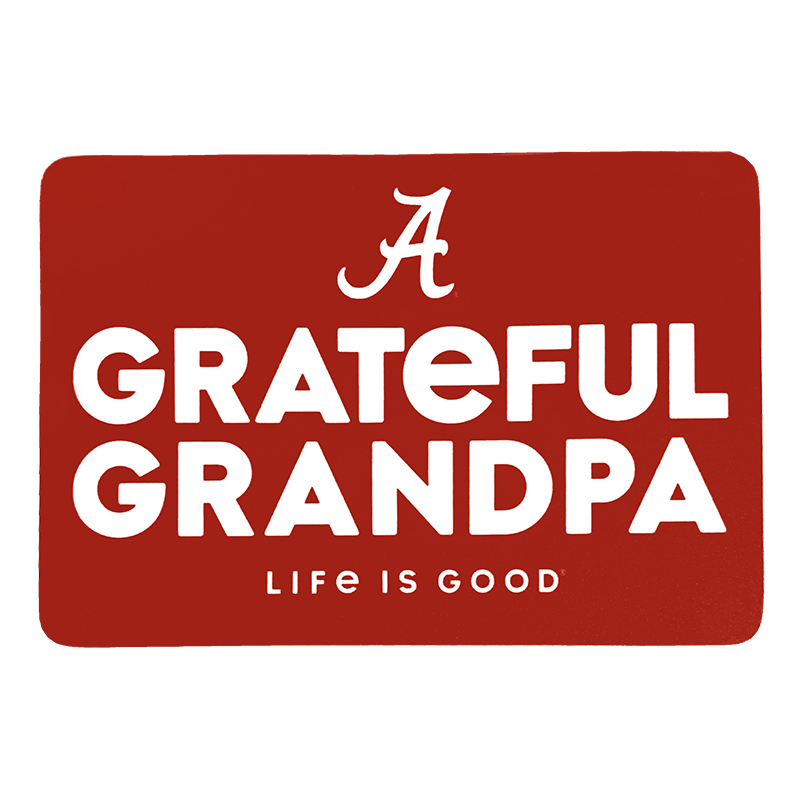 Alabama Grateful Grandpa Life Is Good Sticker (SKU 13582494115)