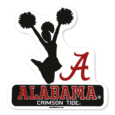 Alabama Educate Cheerleading Sticker