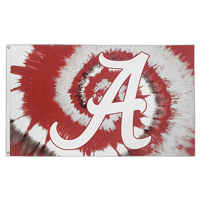 Alabama Tie Dye Script A Flag