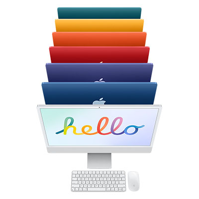 24-Inch iMac With Retina 4.5K Display: Apple M1 Chip With 8-Core Cpu And 8-Core Gpu/8Gb Unified Memory