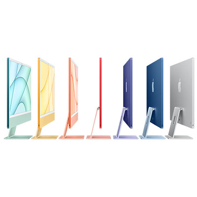 24-INCH IMAC WITH RETINA 4.5K DISPLAY: APPLE M1 CHIP WITH 8-CORE CPU AND 8-CORE GPU/8GB UNIFIED MEMORY