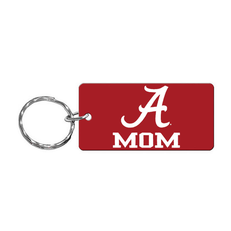 Alabama Script A Mom Rectangle Keychain (SKU 13588243104)