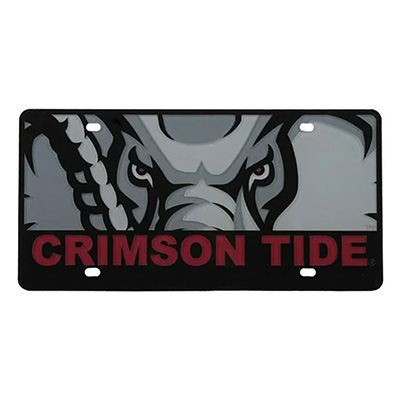 Alabama Crimson Tide Elephant Acrylic License Plate