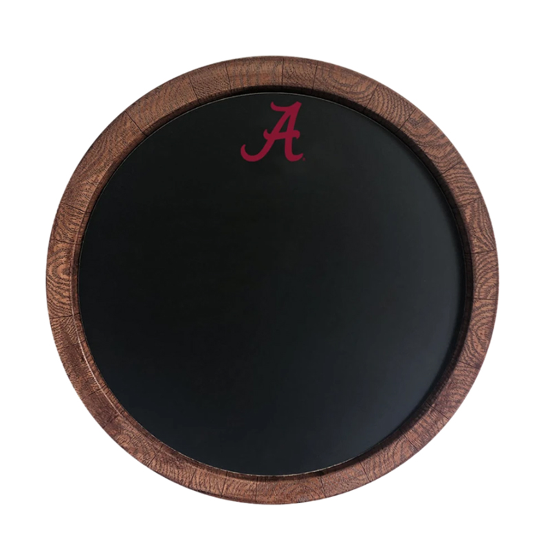Alabama Crimson Tide Chalkboard "Faux" Barrel Top Sign (SKU 13588496307)