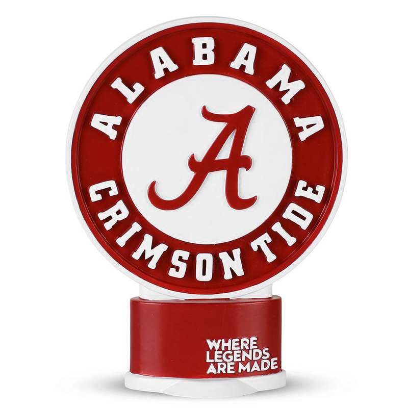 Alabama Circle Logo Where Legends Are Made Double Sided Disc Display