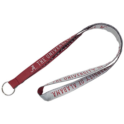 University Of Alabama Inside Out Lanyard With Ring
