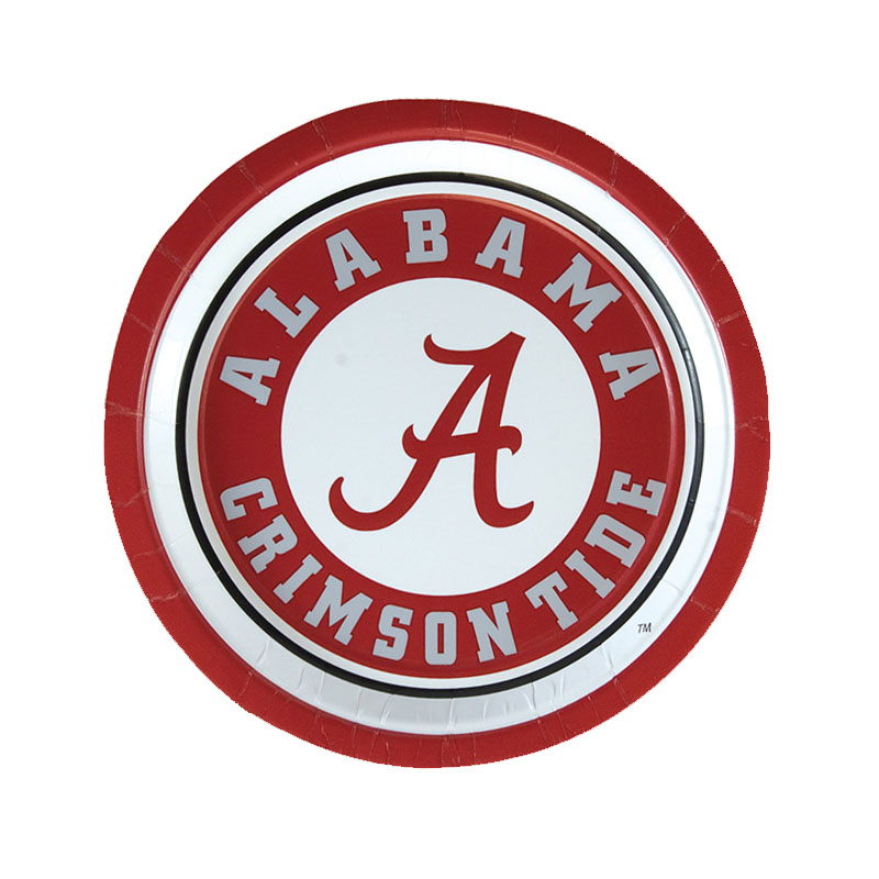 Alabama Circle Logo Paper Plates (SKU 1358960899)