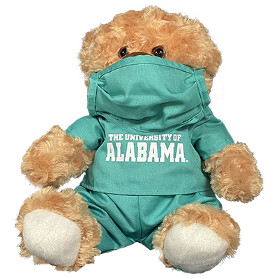 Alabama Flbb Bear With Scrubs