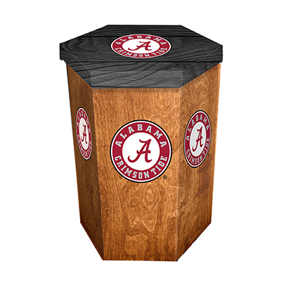 Alabama Beverage Bin With Circle Logo And Script A