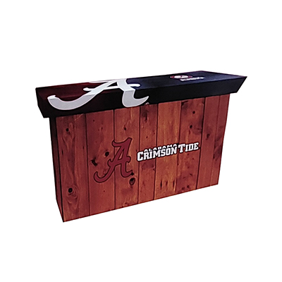 Alabama Crimson Tide Social Bar With Script A