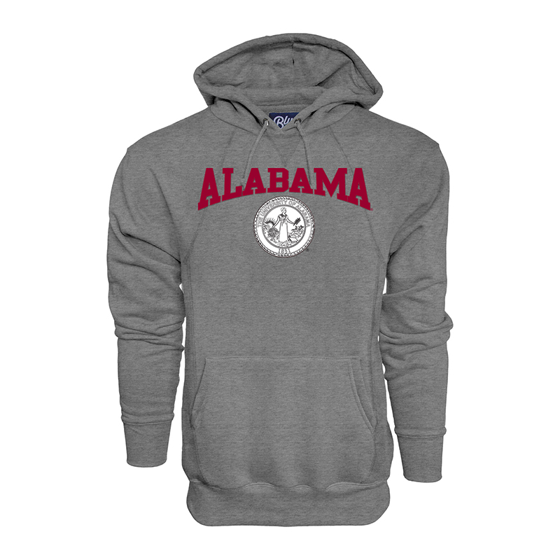 Alabama Over Seal Vault Logo Sanded Fleece Pullover Hoodie