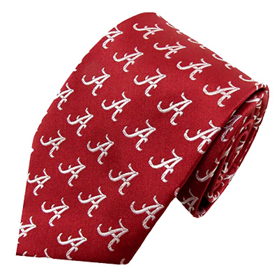 Alabama Repeating Script A Tie