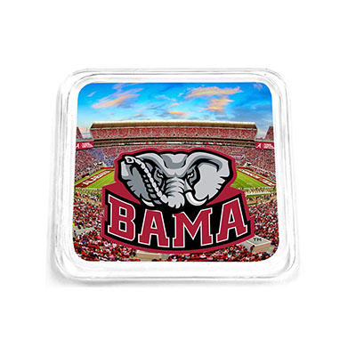 Bama Where Legends Are Made Acrylic Drink Coaster