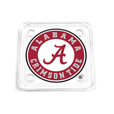 University Of Alabama Circle Logo Acrylic Drink Coaster