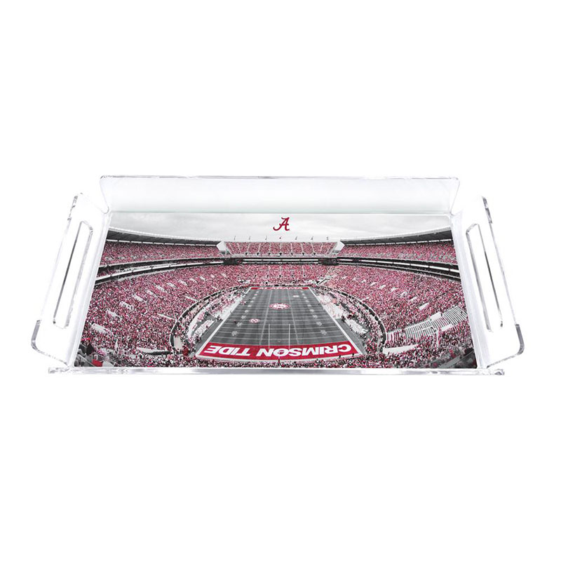 Alabama Bryant Denny Stadium Monochrome Acrylic Tray (SKU 13596026307)