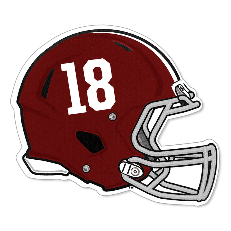    Alabama "18" Helmet Decal