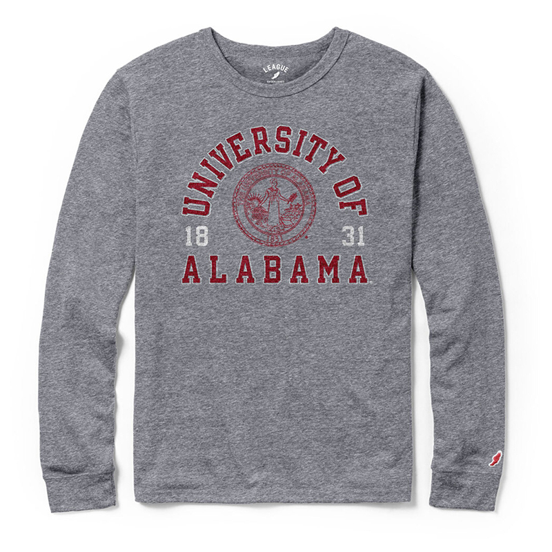 University Of Alabama 1831 Seal Victory Falls Long Sleeve T-Shirt (SKU 13605117207)