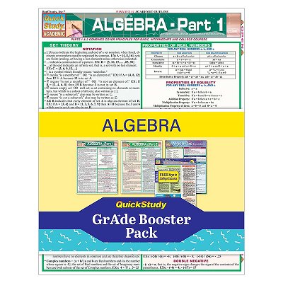 Algebra Grade Booster Pack Study Aid