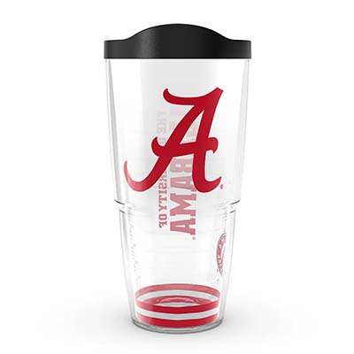 ALABAMA ARCTIC CLEAR TUMBLER WITH LID