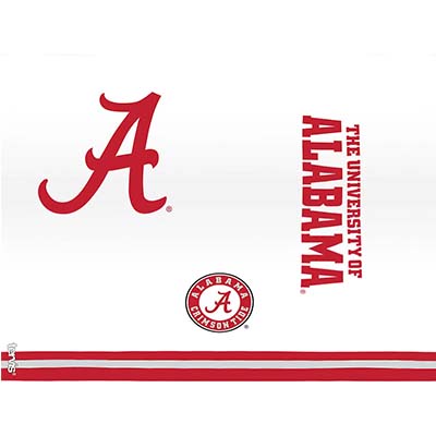 ALABAMA ARCTIC CLEAR TUMBLER WITH LID