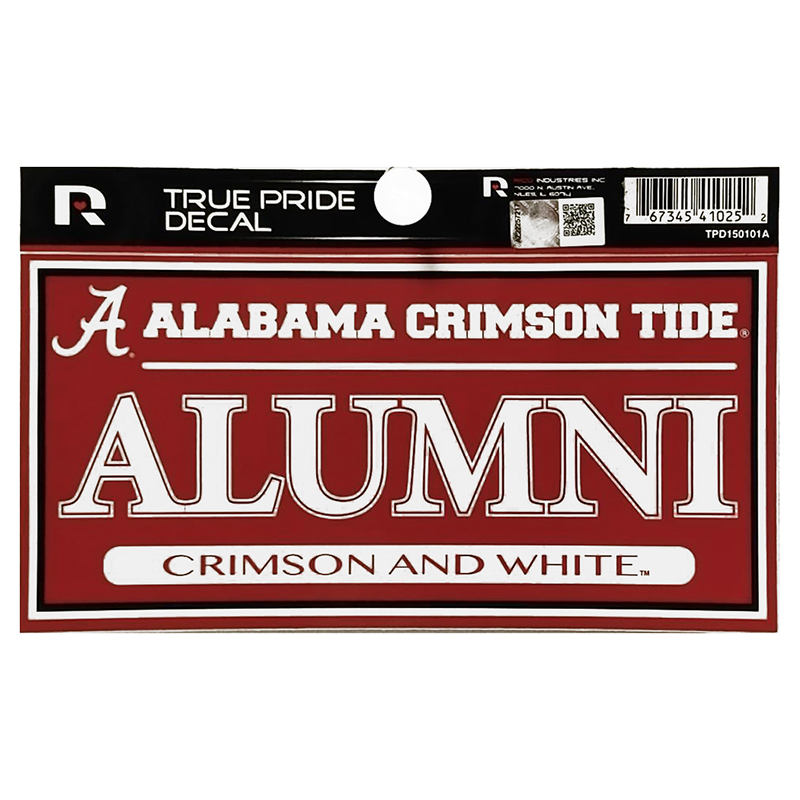 Alabama Crimson Tide Alumni True Pride Decal (SKU 13609184115)