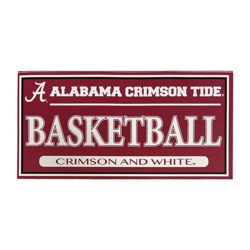    Alabama Crimson Tide Basketball True Pride Decal