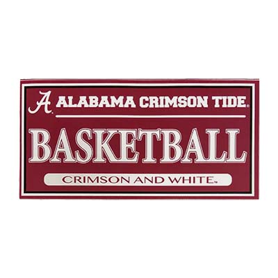    Alabama Crimson Tide Basketball True Pride Decal