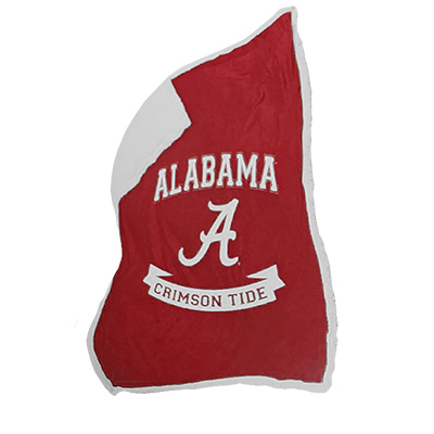 Alabama Printed Sherpa Blanket