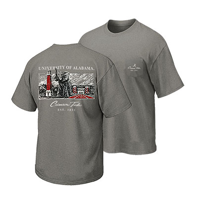 University Of Alabama Crimson Tide Landmarks Pocket T-Shirt